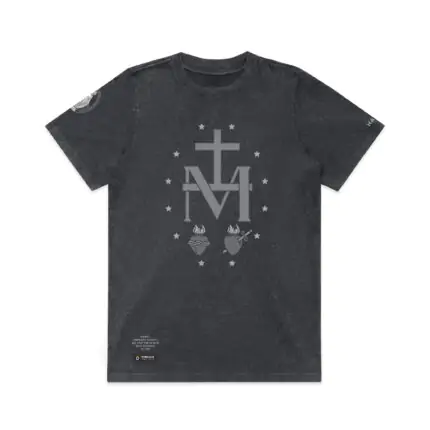 WO’s MIRACULOUS MEDAL SYMBOL (STONE WASH) TEE - Image 6