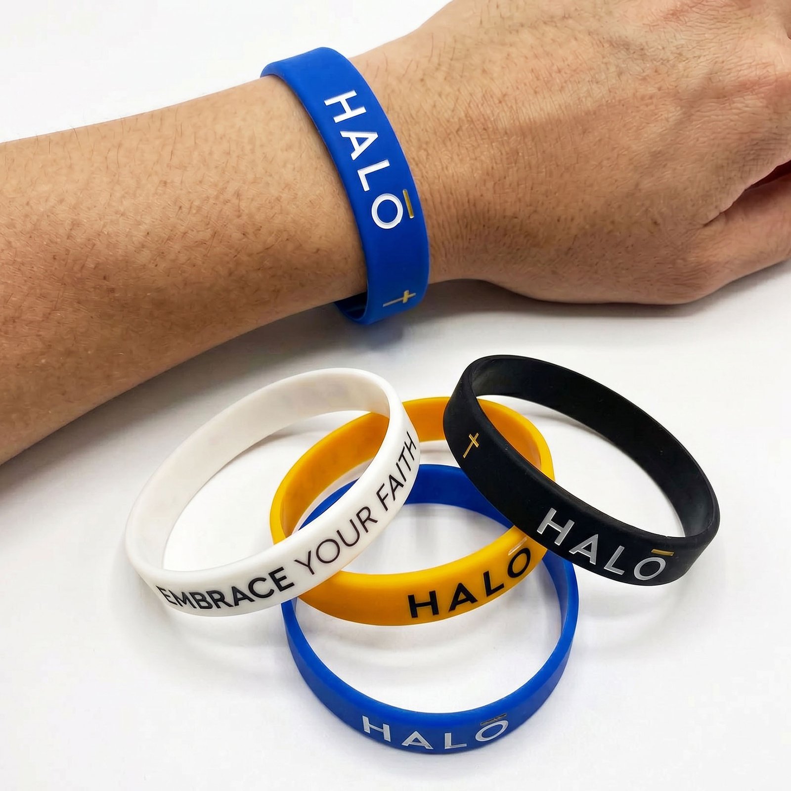 Halo-Wristbands-B1 HALO SILICONE WRISTBAND - Image 1