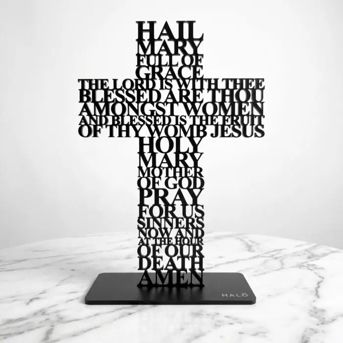 HAIL MARY PRAYER ACRYLIC STAND - Image 2