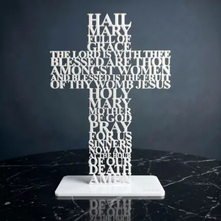 HAIL MARY PRAYER ACRYLIC STAND - Image 3