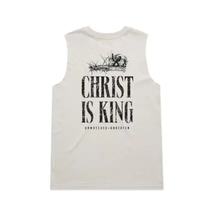 WO's CHRIST IS KING: UNMATCHED & UNBEATEN (FADED) TANK - Image 3